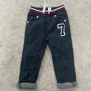 Toddler Boys Blue Gray Pants 1.5-2 Years, NWT